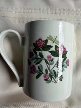 Portmeirion Botanic Garden Rhododendron Lepidotum Breakfast Mug England Vintage